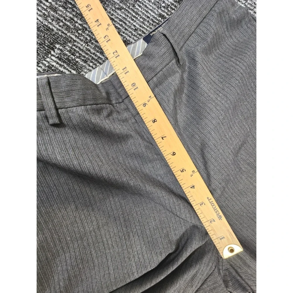 Banana Republic Dress Pants Mens 34x32 Gray Modern Fit Flat‎ Front Slacks